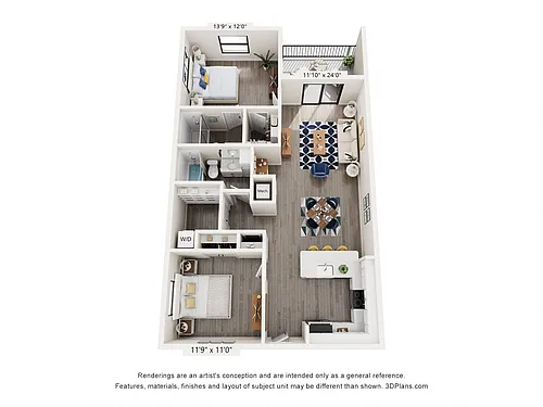 Floor plan B3