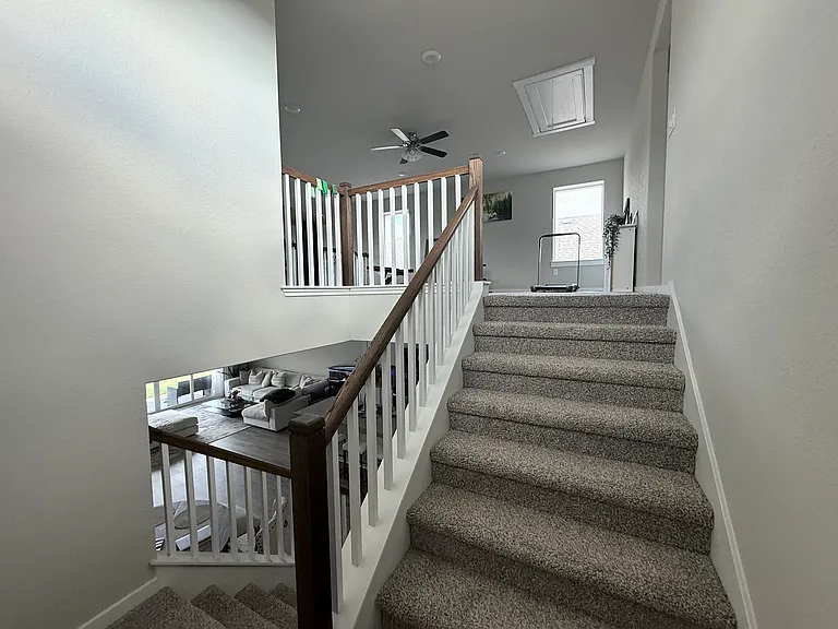 Stairs to second floor