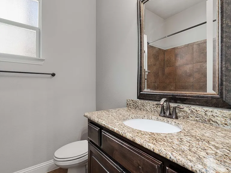 2nd bathroom on the 1st floor