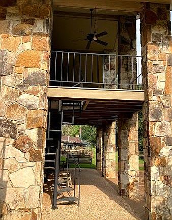 Double decks, gorgeous stone