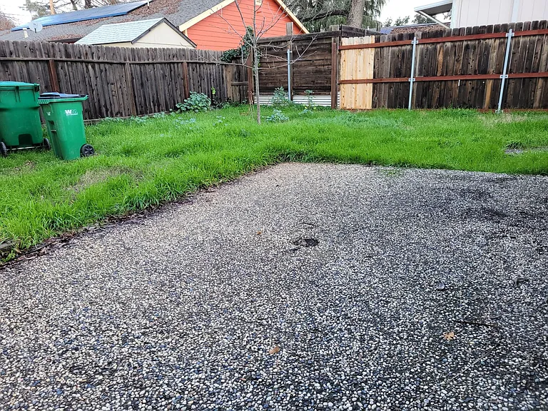 Large yard