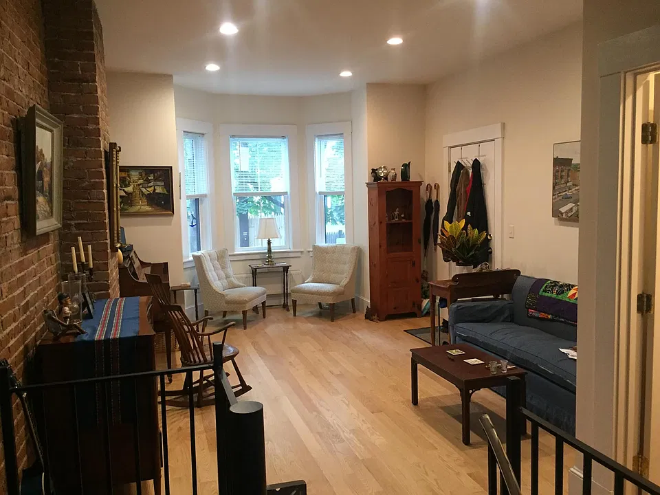 Living Room open floor plan with kitchen