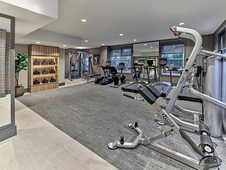 Experience state-of-the-art fitness at your doorstep with our well-equipped gym.