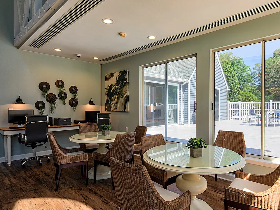 Kitchen and tables in Clubhouse