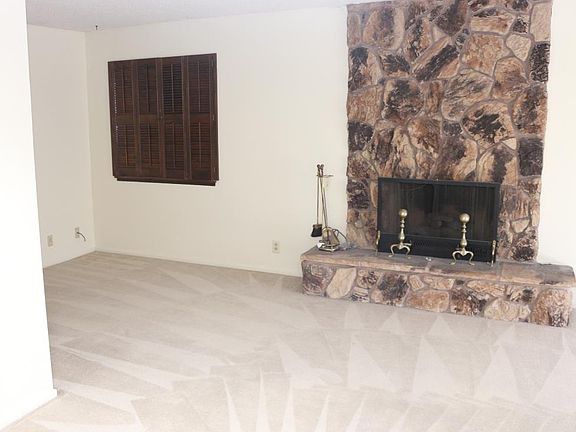 Living room and dining room