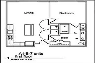 1 bed, 700 sqft, $1,250 — Photo 2