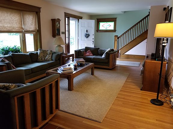 Living Room--Chestnut Stairs