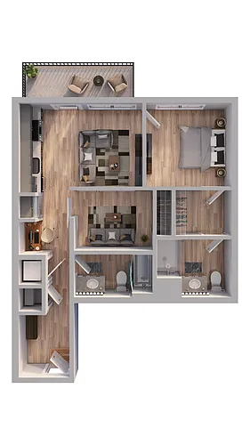 Floor plan B6A