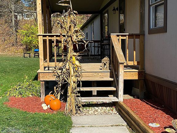 Newly covered porch