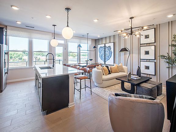 Open concept layout