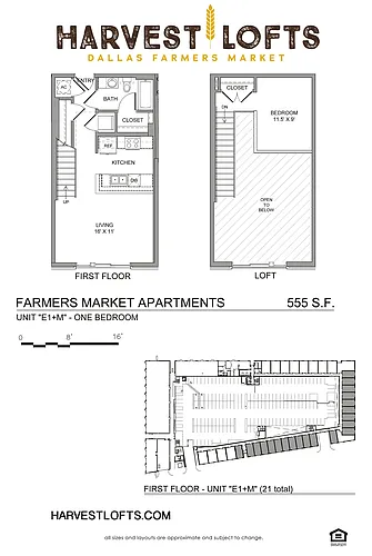 Floor plan Pearl (Mixed Income Housing)