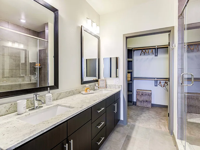 Bathroom with Walk-in Closet