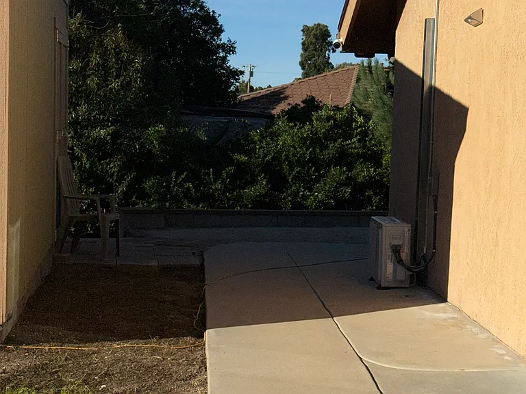 Walk-way to unit