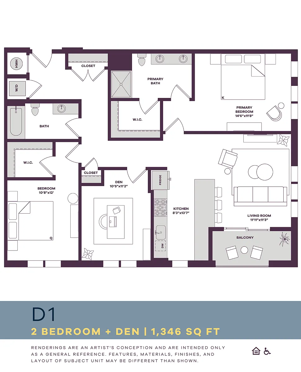 Floor plan D1