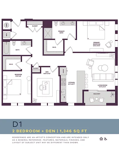Floor plan D1