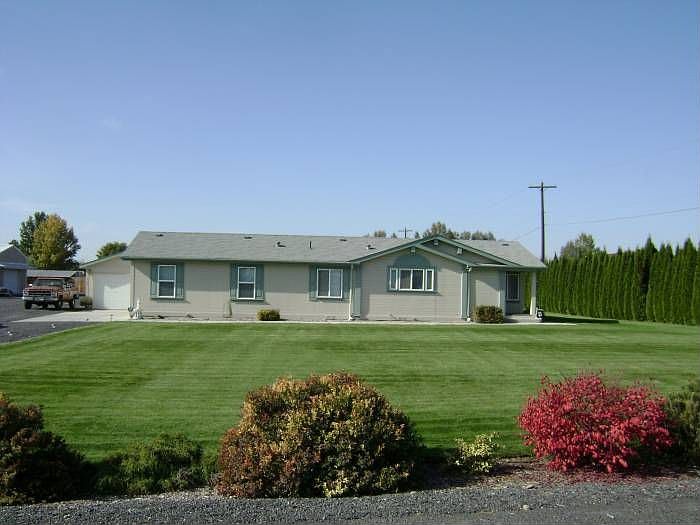 Front of home, faces east