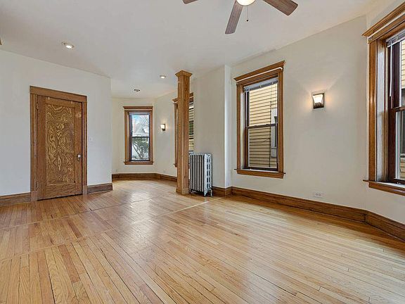 Master bedroom with walk in closet