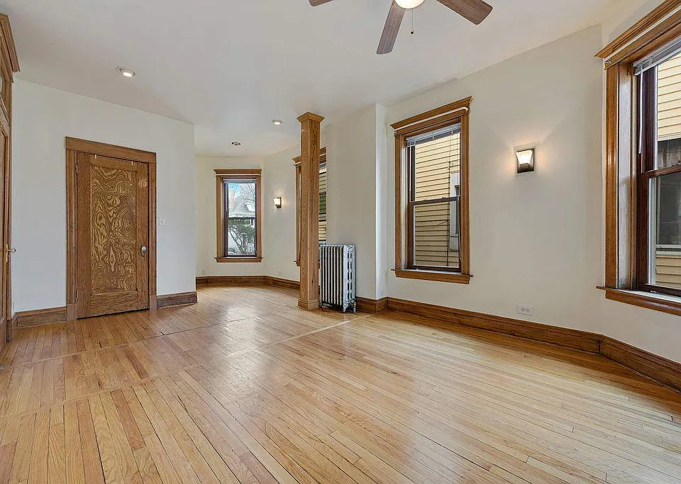 Master bedroom with walk in closet
