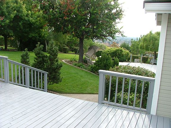 View from deck outside of master bedroom