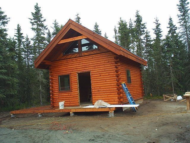 front of cabin