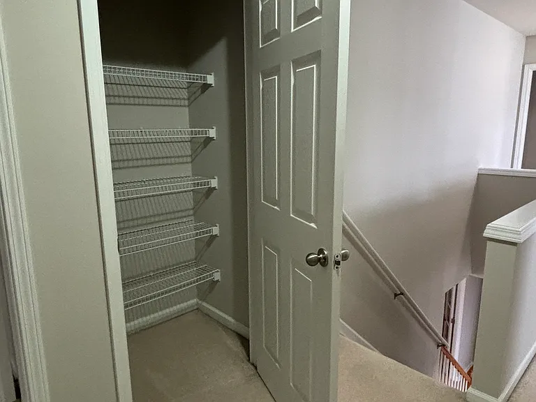 You pass the Lenin closet to the left by the stairs.