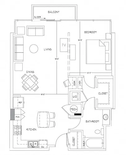 Floor plan A11