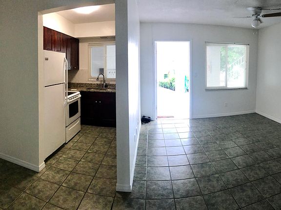 Living Room & Kitchen- Front door