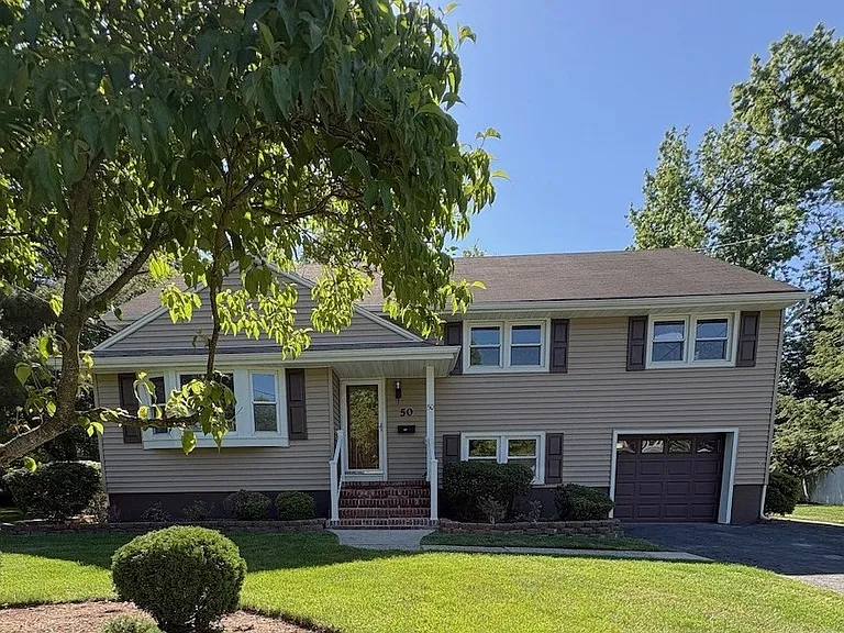 front of the house (two-car-width driveway