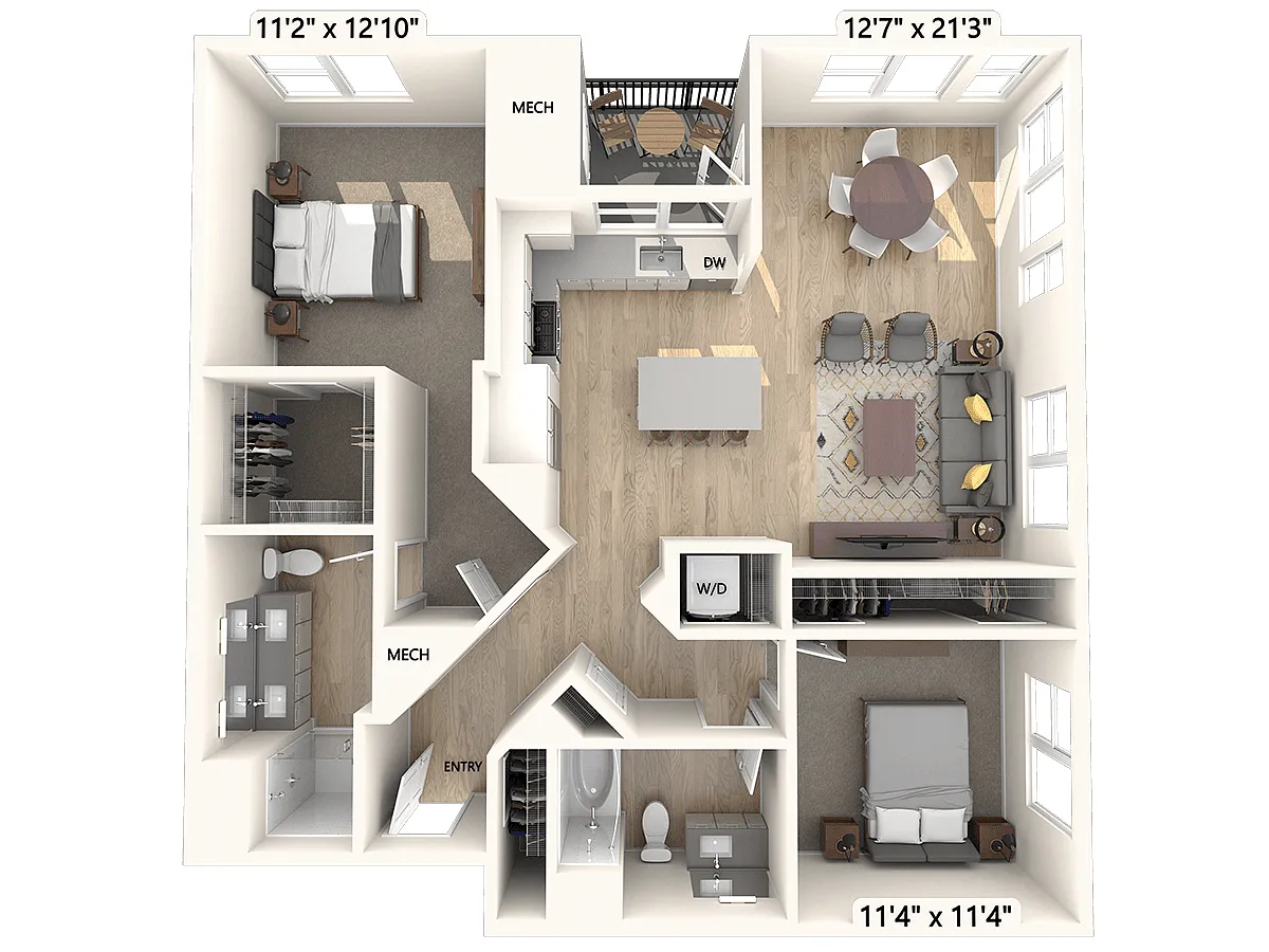 Floor plan B14