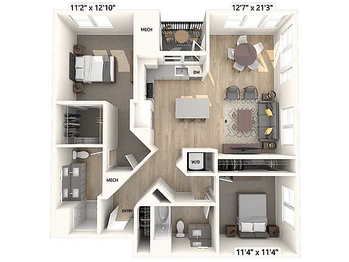 Floor plan B14