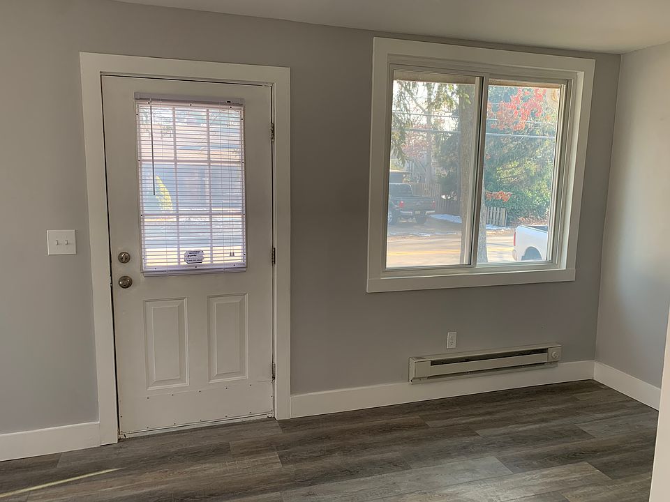 Front porch with new windows and flooring
