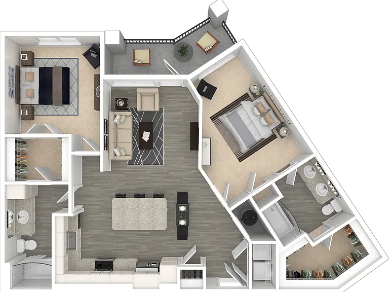 Limpet | 2 Bedroom | 2 Bathroom | 1137 SF Limpet | 2 Bedroom | 2 Bathroom | 1137 SF