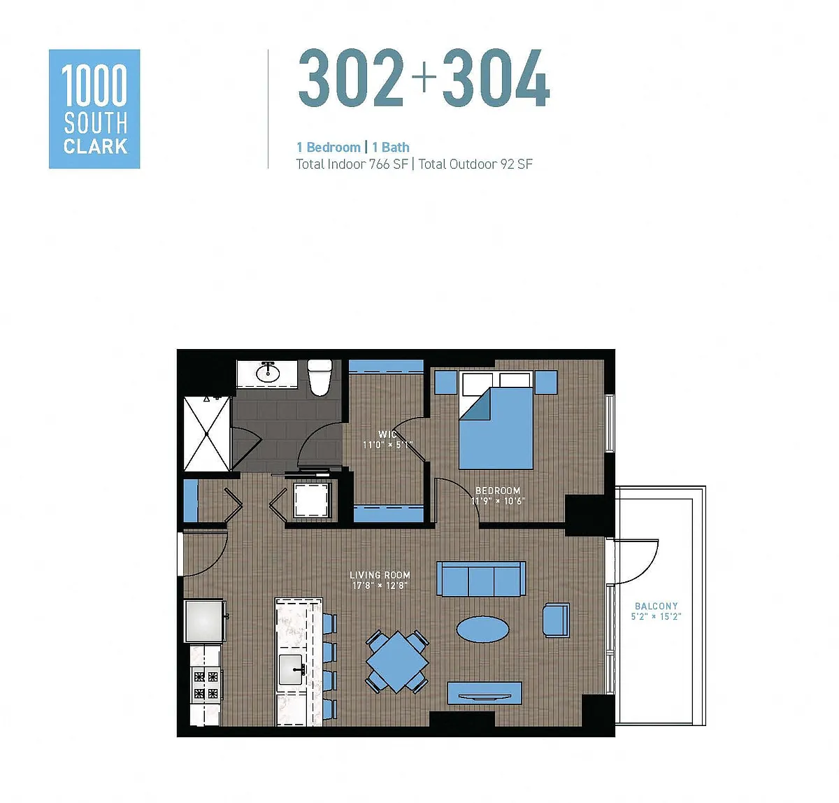 Floor plan 304