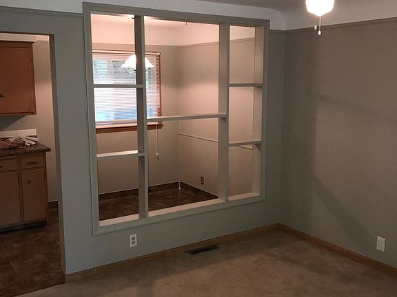 Dining looking into eating are of kitchen