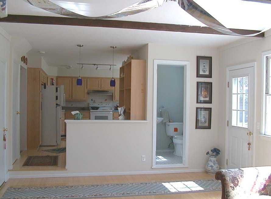 kitchen view from Fam room
