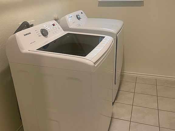 Washer and Dryer Included.