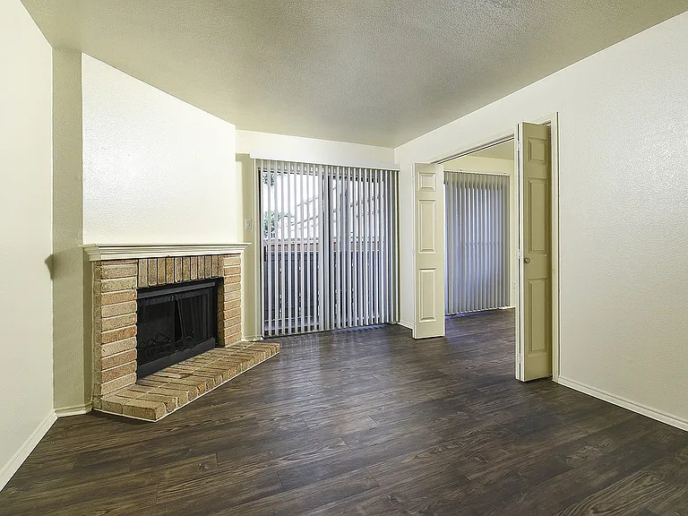 Wood buring Fireplace in our Premium Apartment Home