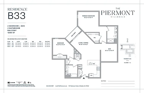 Floor plan B33