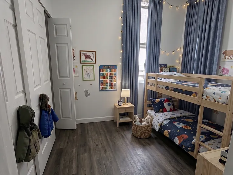 Bedroom 3- This room has been virtually staged using AI to help visualize its layout and design potential.
