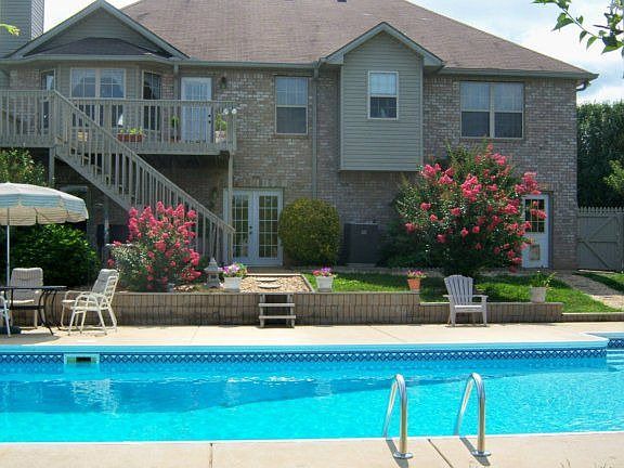 View of the spacious pool area