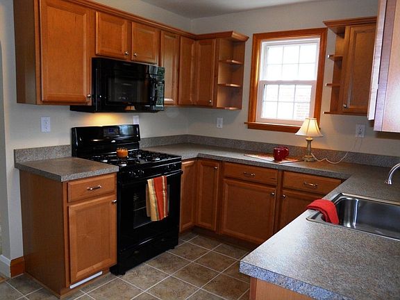 Wonderful kitchen has lots of cabinet space!