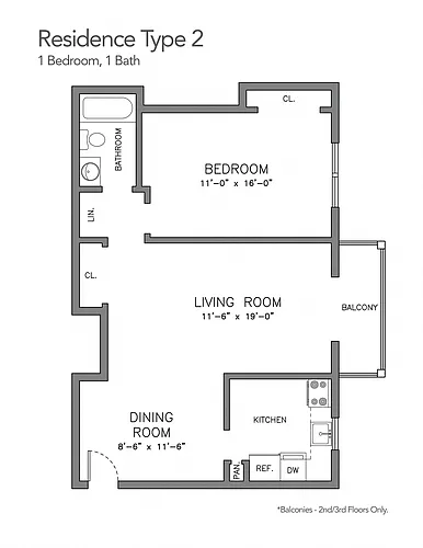 Floor plan Sutton Hill Type 2