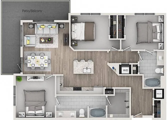 Floor plan D1