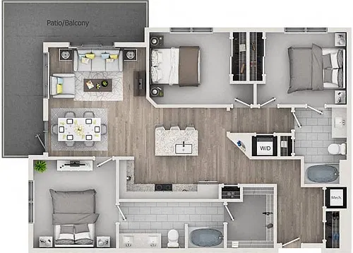 Floor plan D1