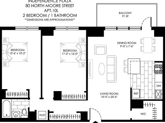 2nd image of 80 N Moore St #8010L