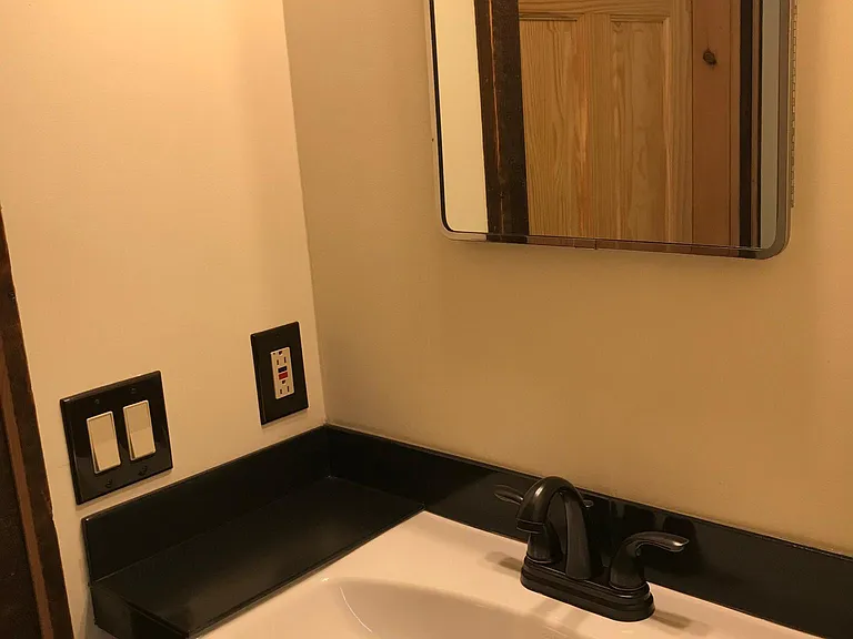 second floor powder room