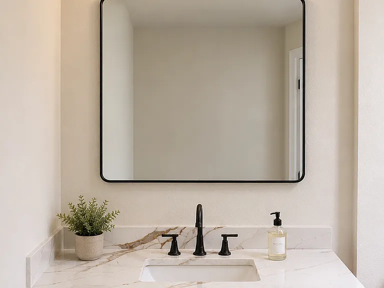 Hallway bathroom