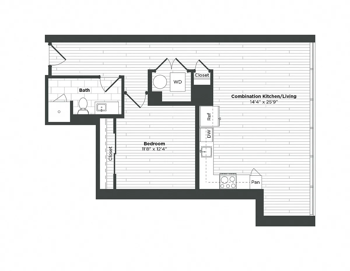 Floor plan 1J