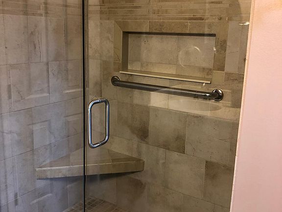 Master shower