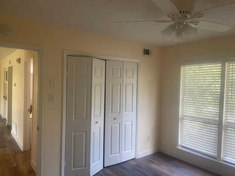 Bedroom 1 at hallway end - large closet